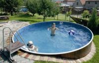 Круглый бассейн Azuro (Чехия) с картриджным фильтром